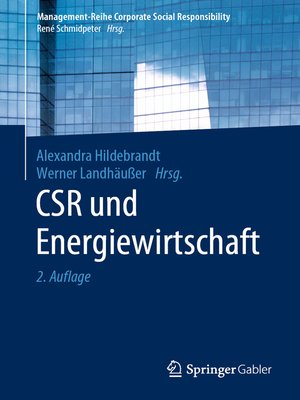 cover image of CSR und Energiewirtschaft